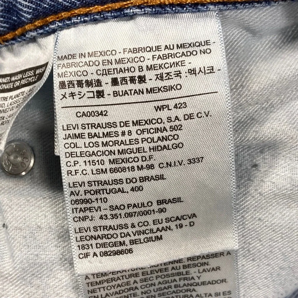 Levis 560 Comfort Fit Tapered Leg Jeans Mens Sz 48x32 Blue Classic Rugged Denim